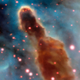 Region R18 features a finger-like pillar. (Image: ESO/A. McLeod)